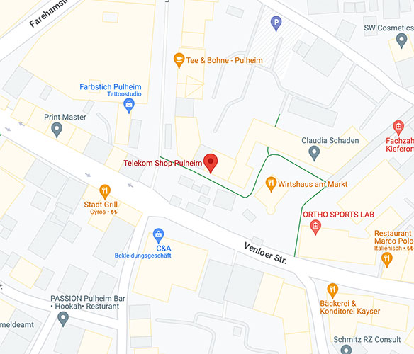 Telekom Partner Shop Pulheim Google Maps Standort