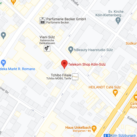 Telekom Partner Shop Köln Sülz Google Maps